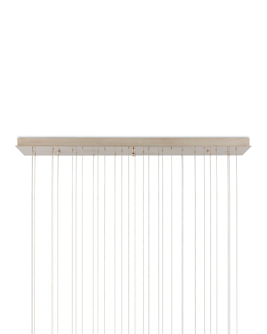Pendants:Multi Polpo White 30-Light Linear Multi-Drop Pendant