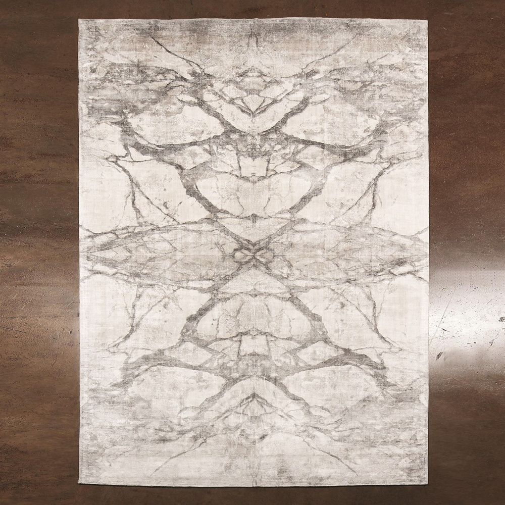 Rugs Mirror Match Marble Rug-Neutrals-5 x 8