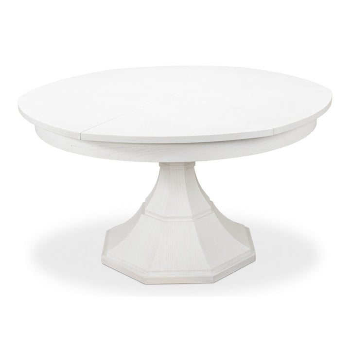 Giselle Jupe Dining Table-SARREID-SARREID-78-163-5-Dining TablesMedium-Working White Finish-22-France and Son