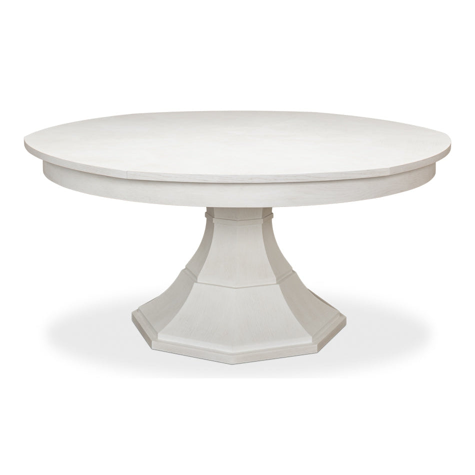 Giselle Jupe Dining Table-SARREID-SARREID-78-167-5-Dining TablesLarge-Working White Finish-24-France and Son