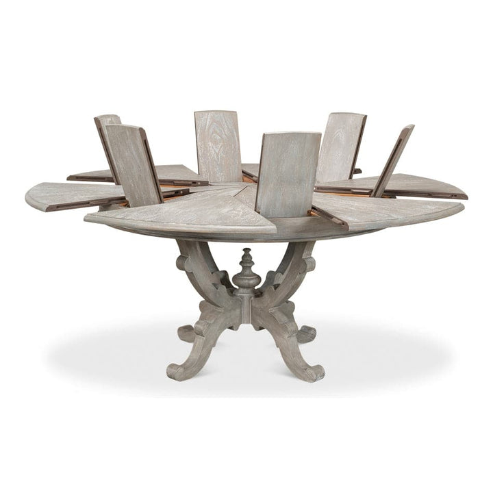 Arles Equestrian Jupe Dining Table-SARREID-SARREID-78-194-Dining Tables-2-France and Son