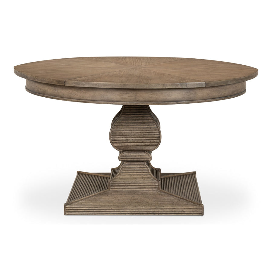 Kelso Equestrian Jupe Dining Table-SARREID-SARREID-78-200-Dining Tables-1-France and Son