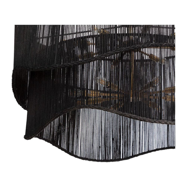 Chandeliers Rhine Chandelier - Black Jute