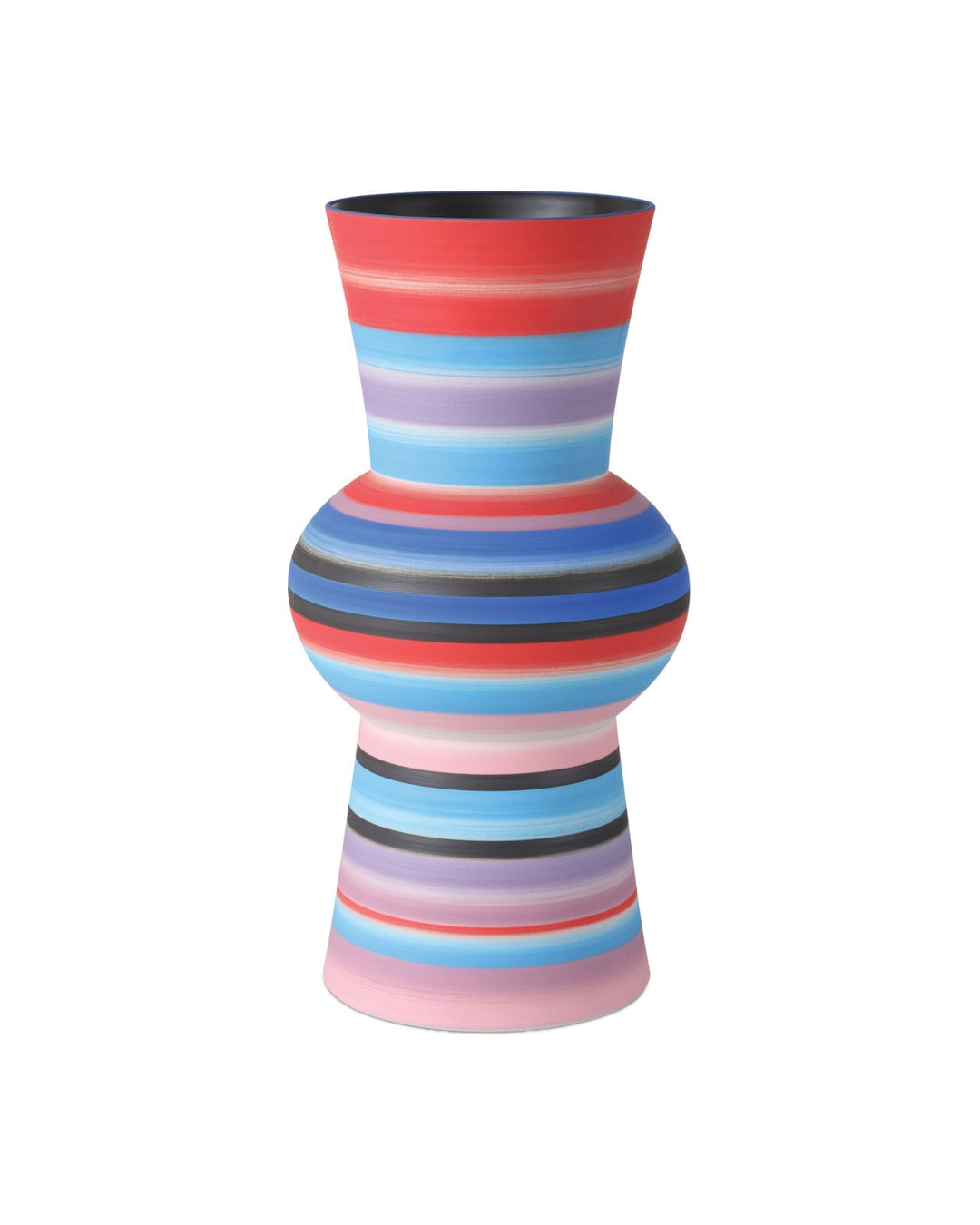 Vases Happy 80's Medium Bright Blue & Red Vase