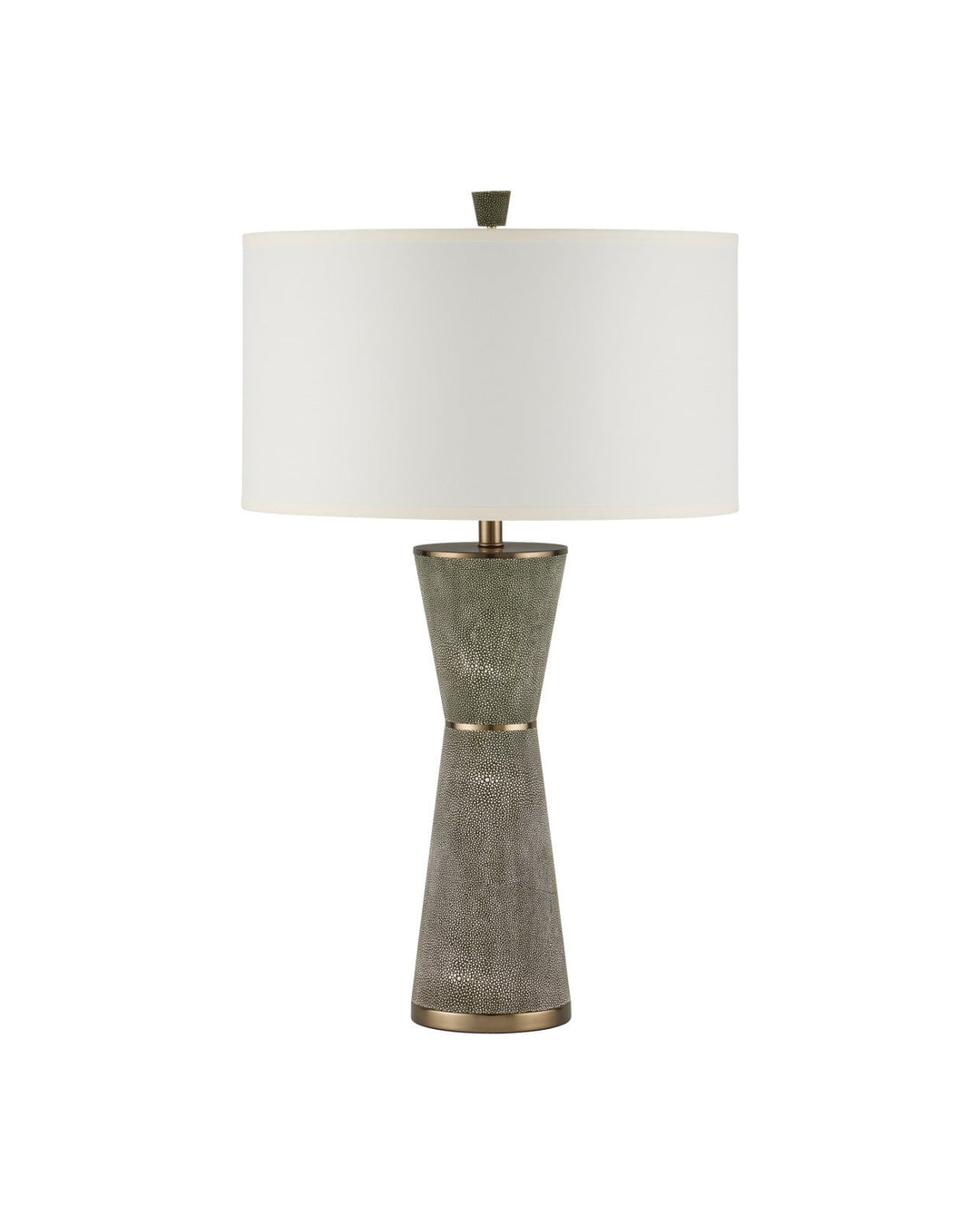Table Lamps Galuchat Green Hourglass Table Lamp