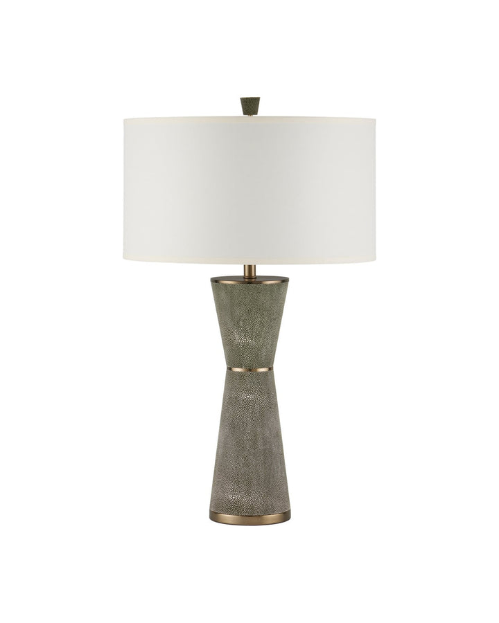 Table Lamps Galuchat Green Hourglass Table Lamp