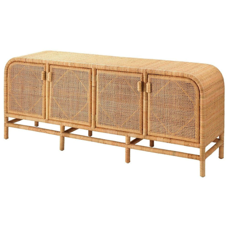 Santa Monica Four Door Sideboard-Jamie Young-JAMIEYO-20SANT4-SBNA-Sideboards & Credenzas-1-France and Son