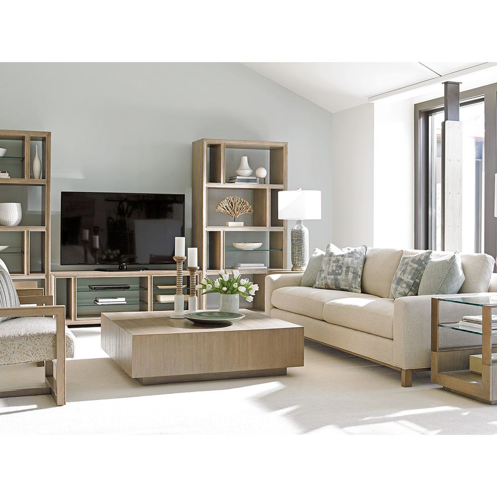 Tatum Square Cocktail Table - Shadow Mist