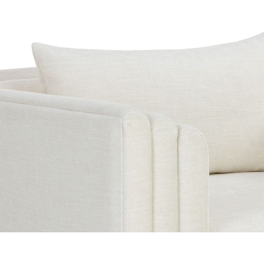 Kira Armchair - Heather Ivory Tweed