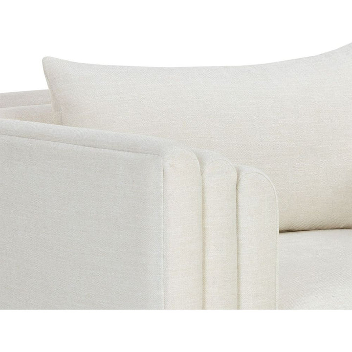 Kira Armchair - Heather Ivory Tweed
