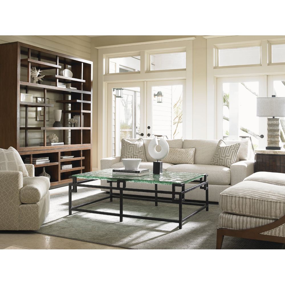 Coffee Tables Hermes Reef Glass Top Cocktail Table - Sebana