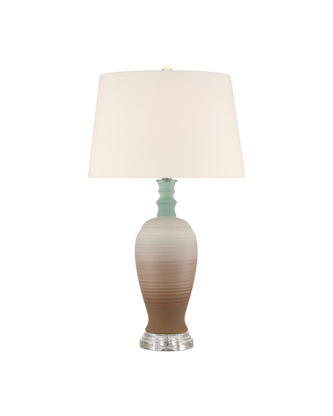 Table Lamps Happy 80's Brown & Pale Blue Table Lamp