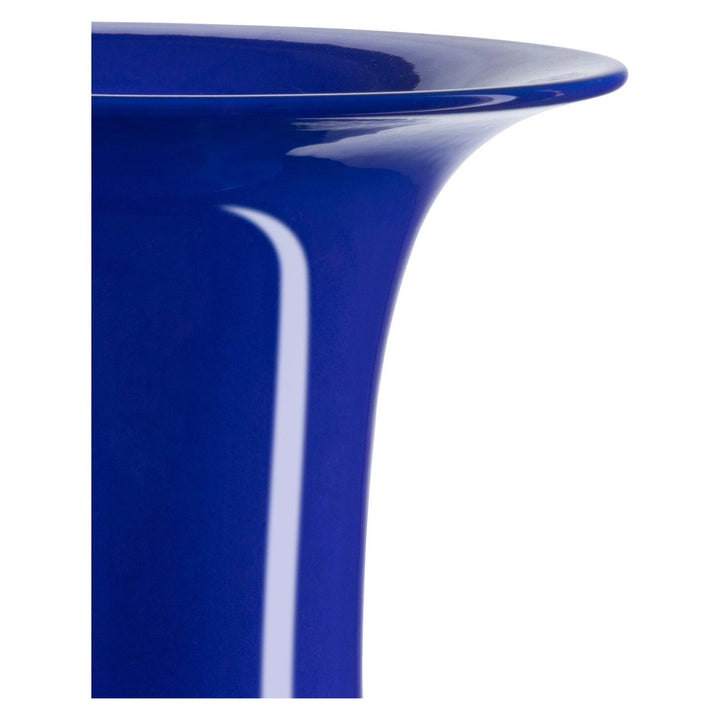 Ocean Blue Corolla Vase