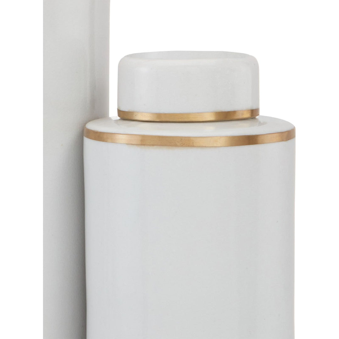 Ivory Tea Canister Set of 2