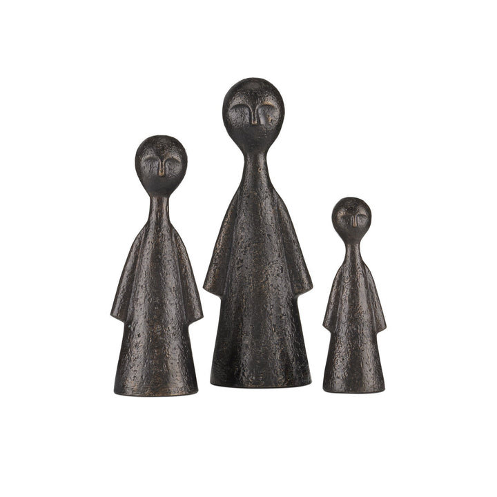 Ganav Bronze Figure Set of 3