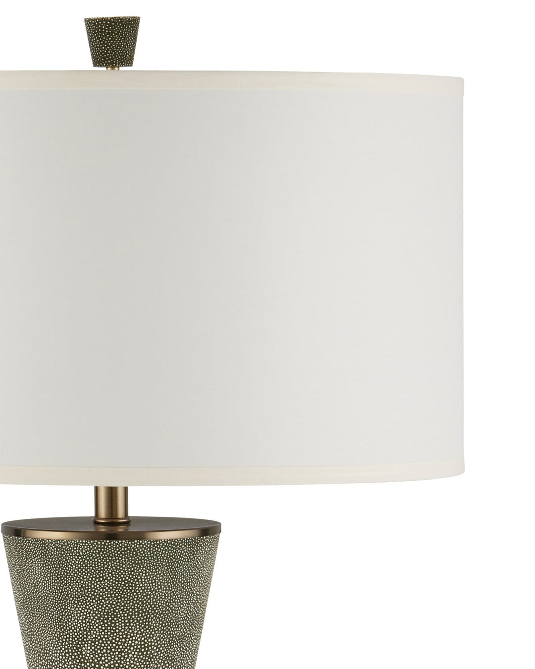 Table Lamps Galuchat Green Hourglass Table Lamp