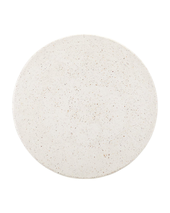 Outdoor Side Tables Pendurado Ivory Terrazzo C Table
