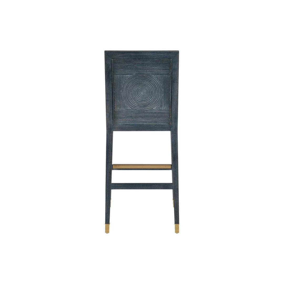 Santos Vintage Navy Bar Stool, Barrett Dusk