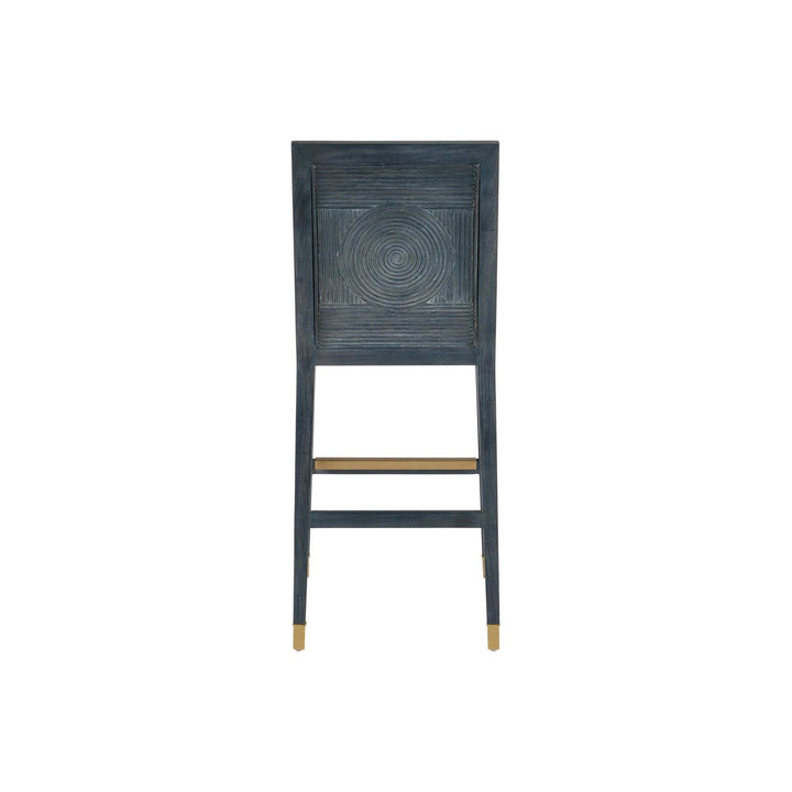 Santos Vintage Navy Bar Stool, Barrett Dusk