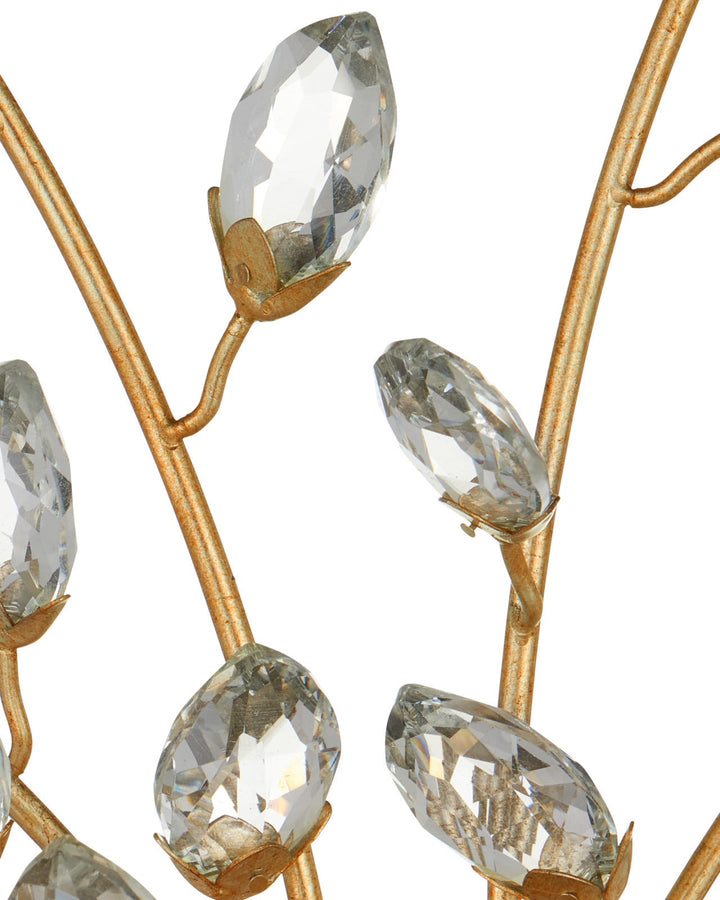 Wall Lighting Forget-Me-Not Gold Wall Sconce