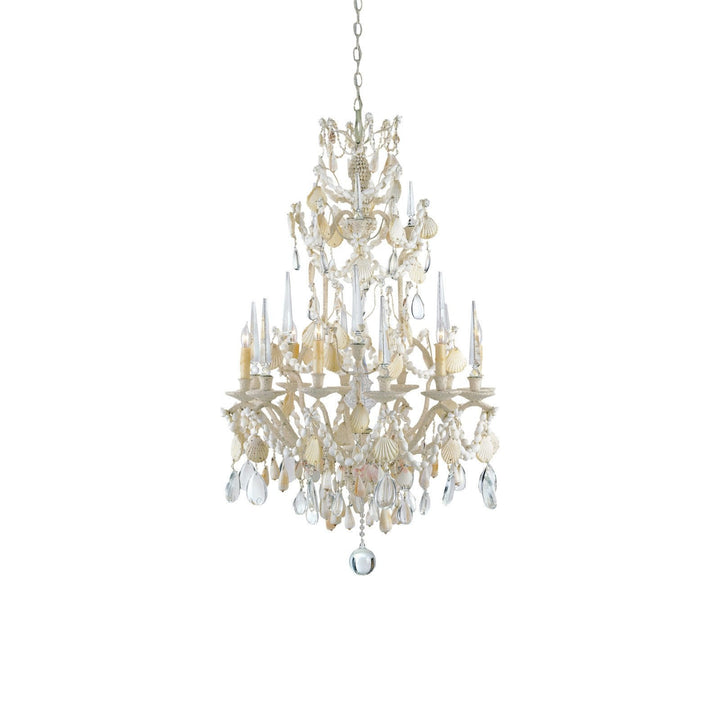 Buttermere Crystal & Shell Chandelier