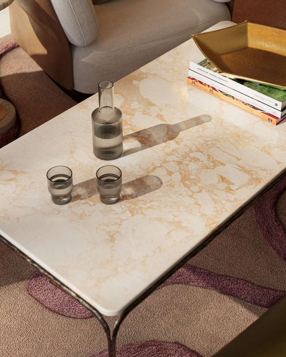 Crema Cocktail Table