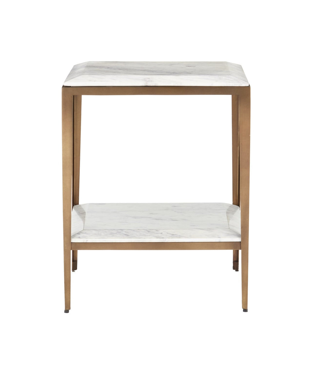 Side Tables Oblique Marble Side Table