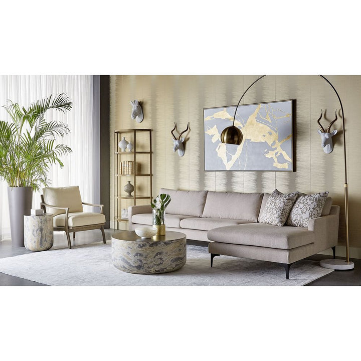 Wall Art Fractured Fix - 40" X 60" - Gold Floater Frame
