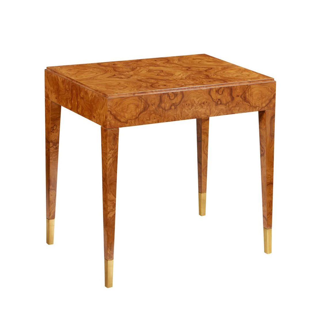 Selena End Table-Olive Ashe Burl