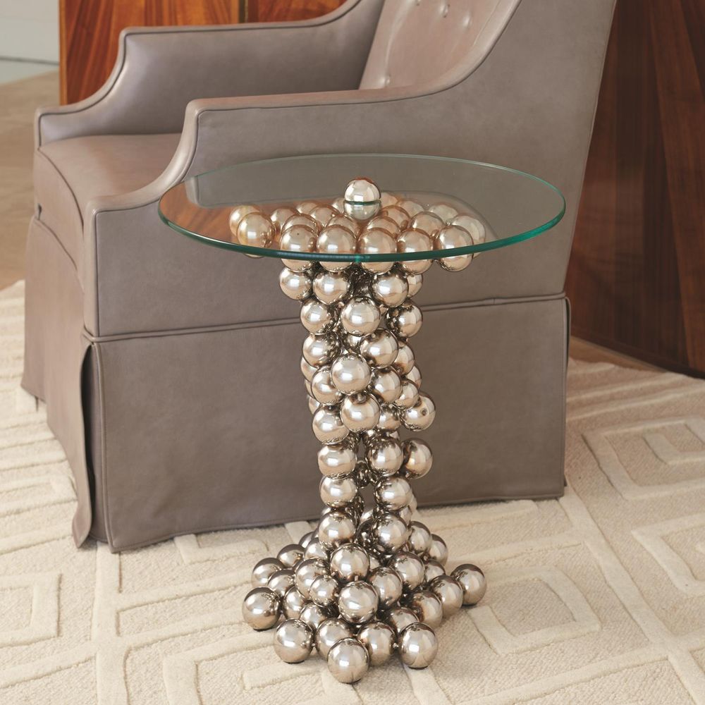 Side Tables Sphere Table-Nickel
