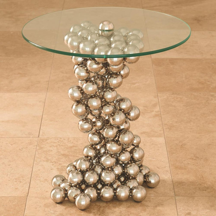 Side Tables Sphere Table-Nickel