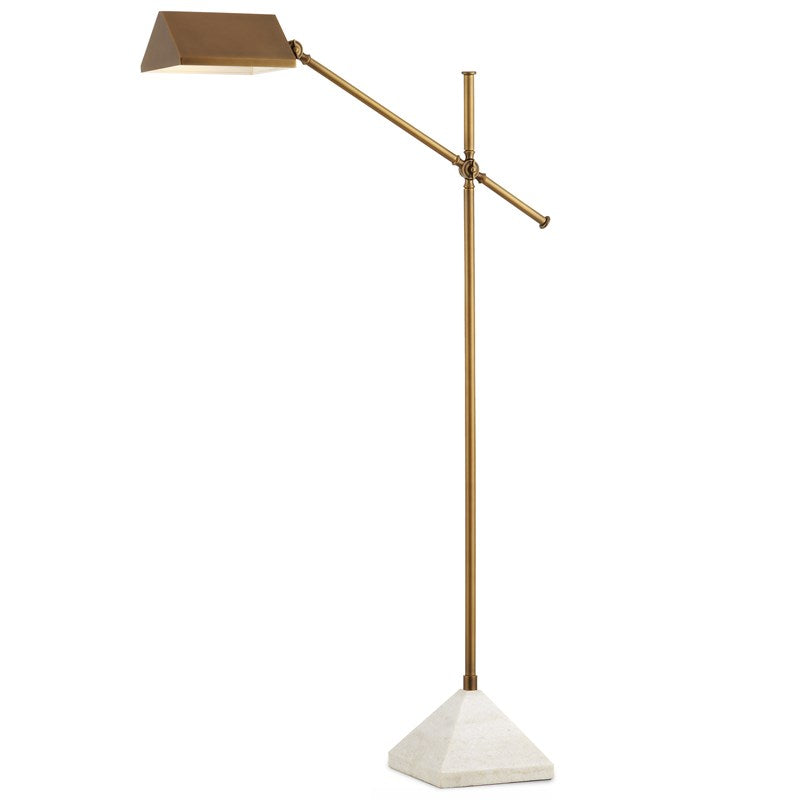 Repertoire Brass Floor Lamp-Currey-CURY-8000-0134-Floor Lamps-1-France and Son