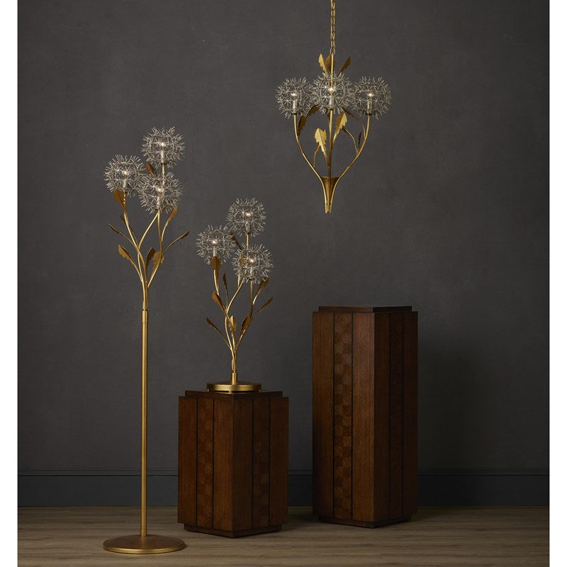 Dandelion Silver & Gold Floor Lamp-Currey-CURY-8000-0137-Floor Lamps-2-France and Son