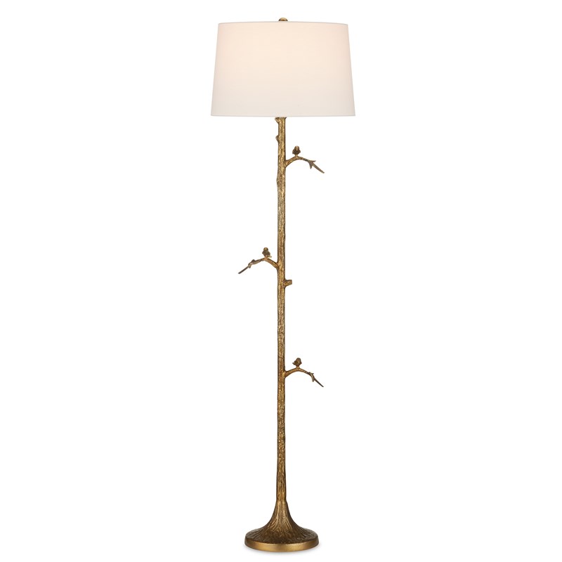 Piaf Brass Floor Lamp-Currey-CURY-8000-0150-Floor Lamps-1-France and Son
