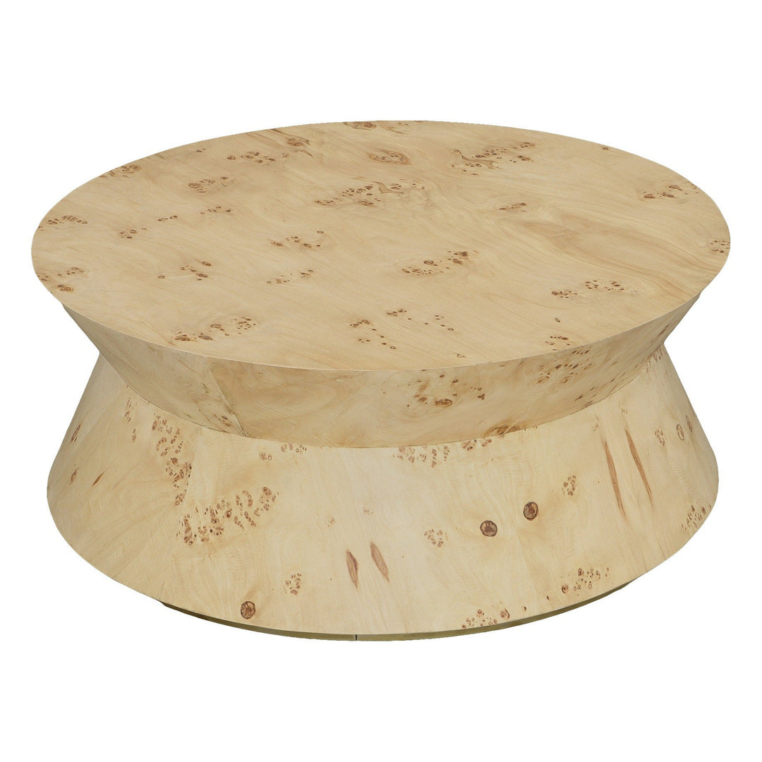 Sequoia Round Cocktail Table - Burl