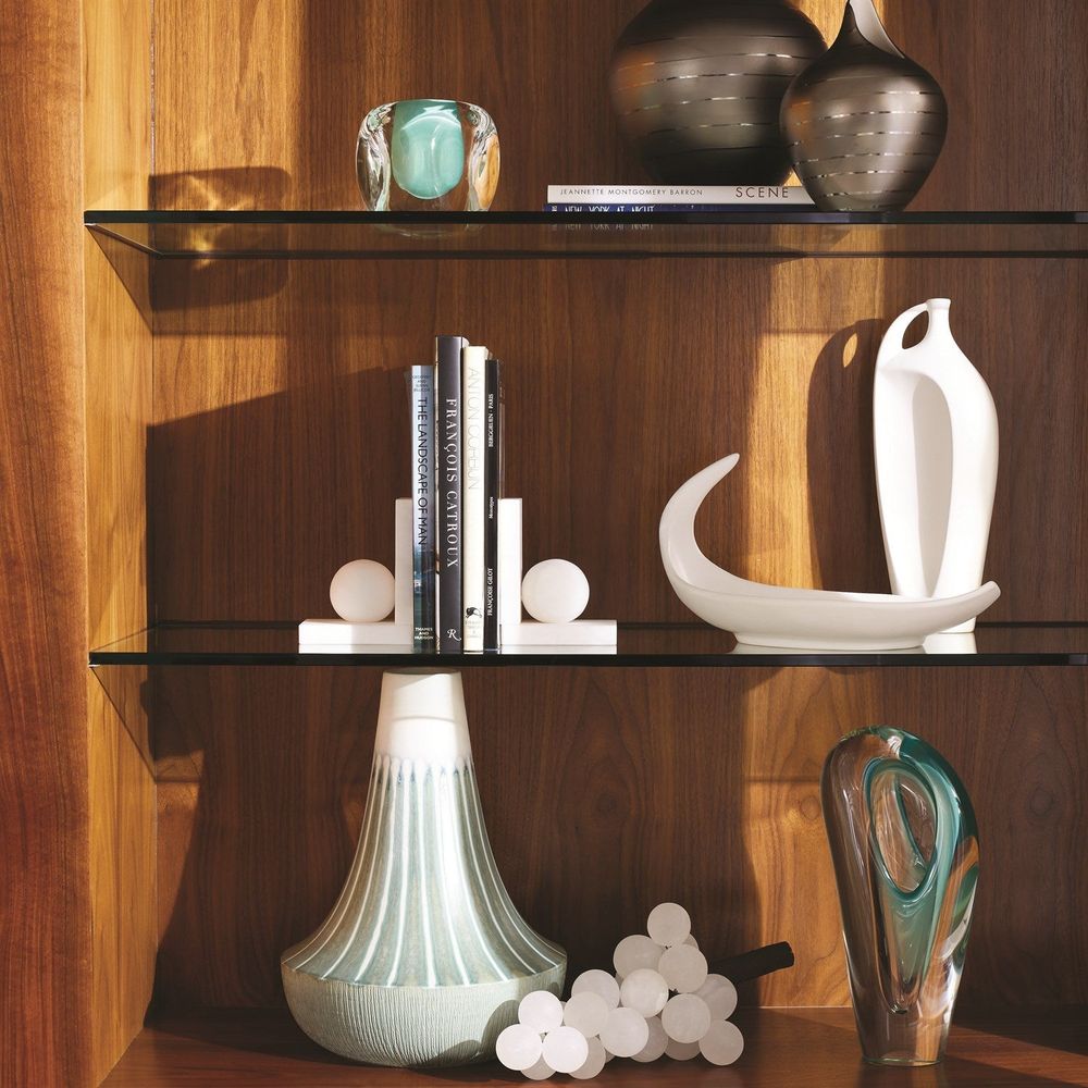 Indentation Vase-Matte White-Med