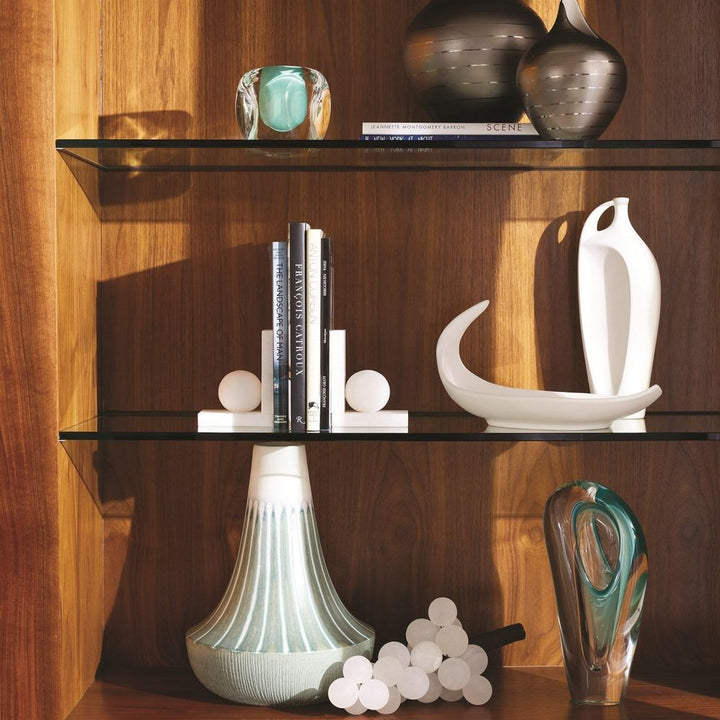 Vases Indentation Vase-Matte White-Med