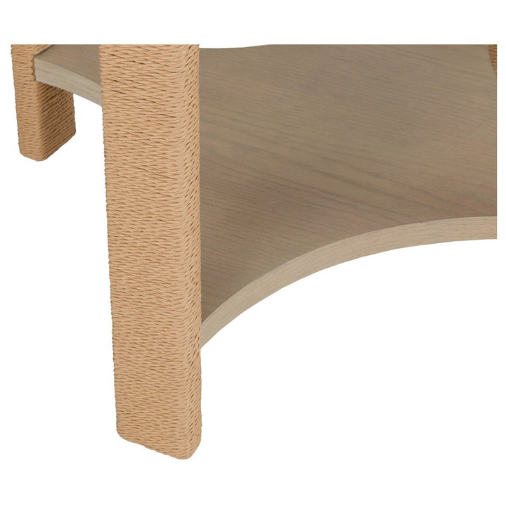 Alchemy End Table - Biscotti - Red Oak Solids and Marble