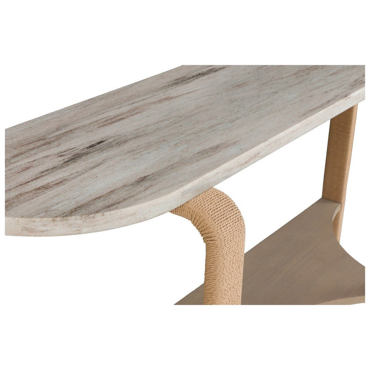 Alchemy Console - Biscotti - Red Oak Solids and Marble