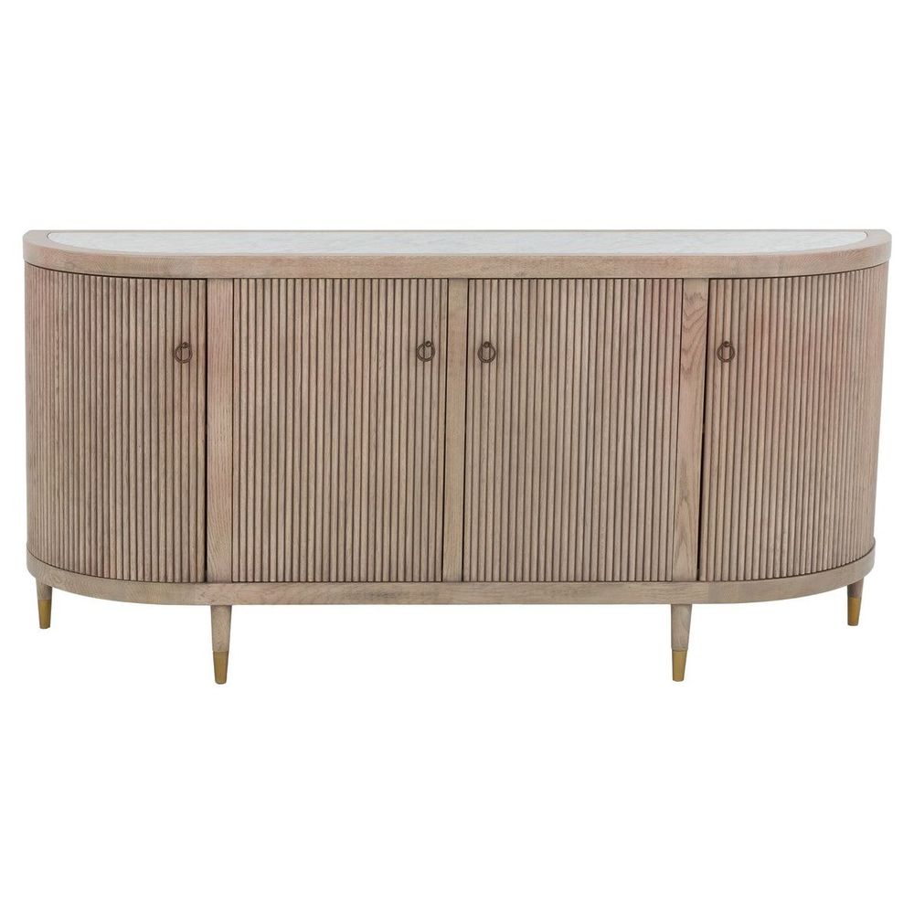 Everett Credenza - Biscotti - Marble