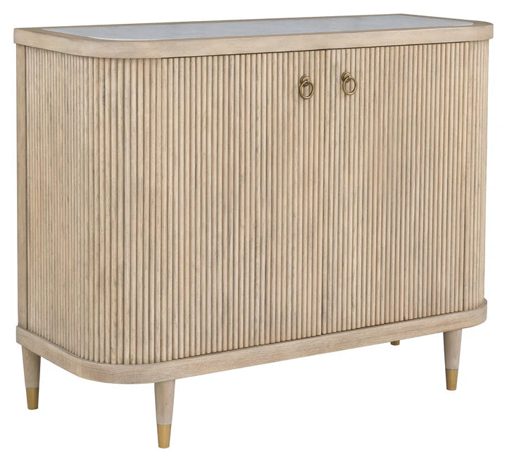 Everett Two Door Demilune Credenza