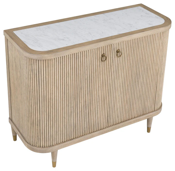 Everett Two Door Demilune Credenza