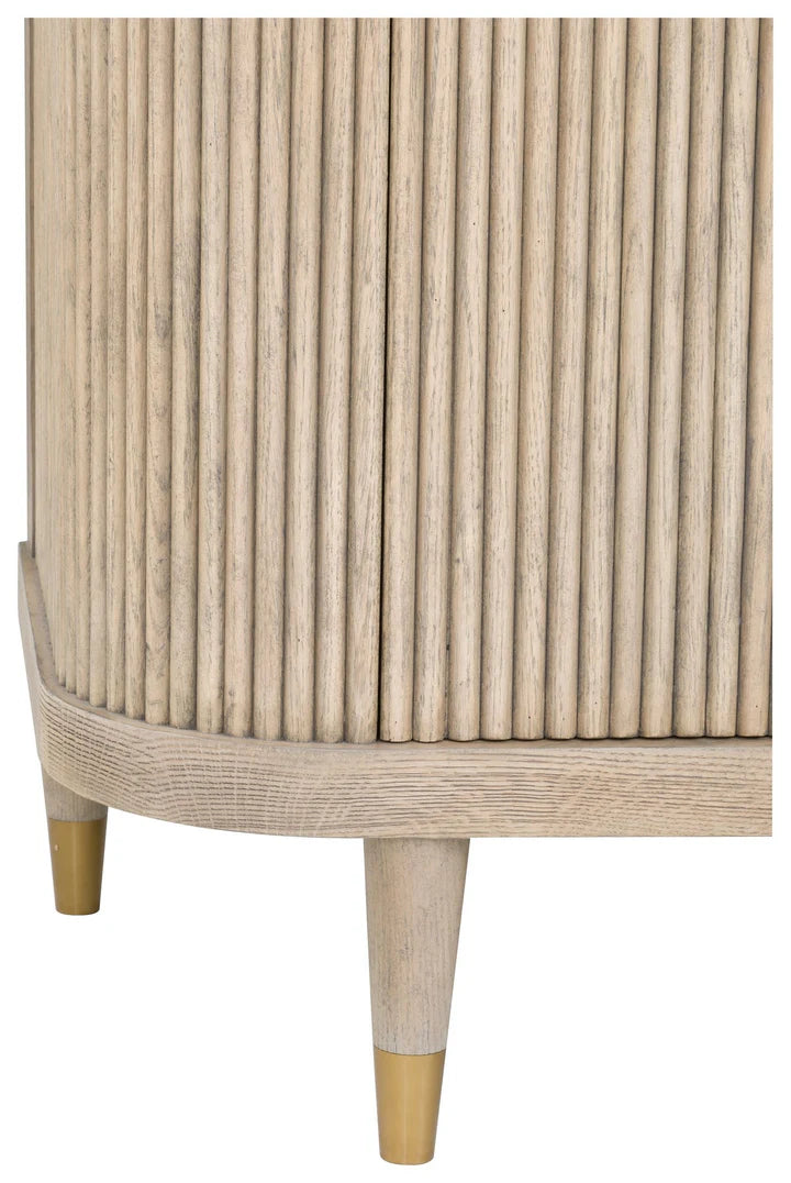 Everett Two Door Demilune Credenza