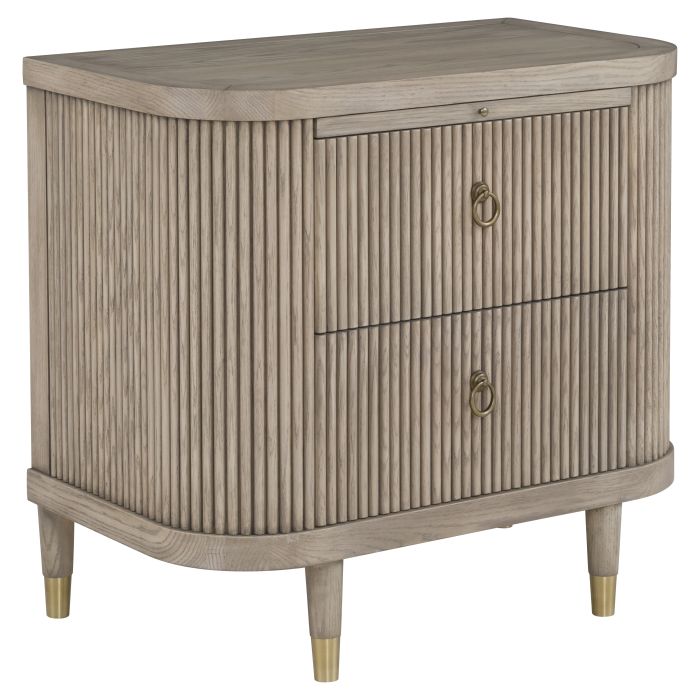 Everett Demilune Nightstand