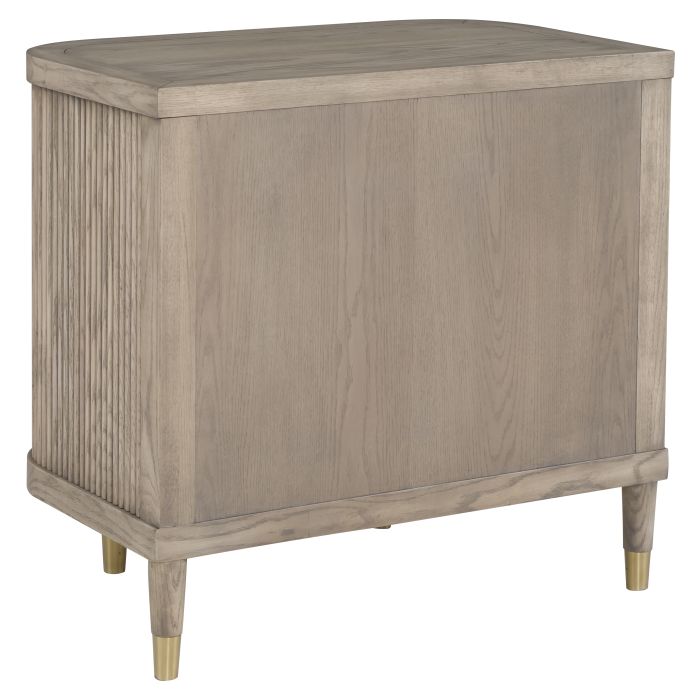 Everett Demilune Nightstand