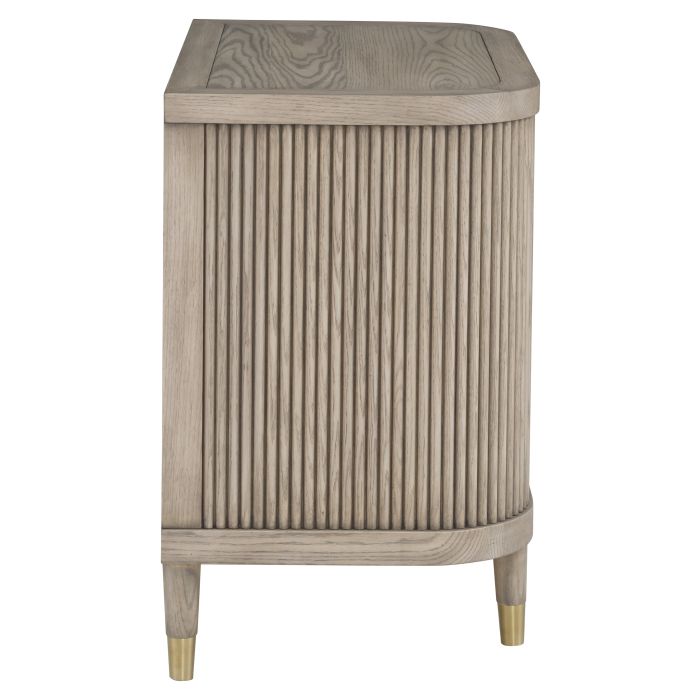 Everett Demilune Nightstand