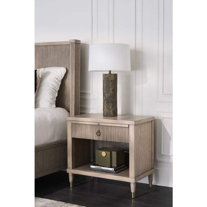 Nightstands Everett One Drawer Rectangular Nightstand