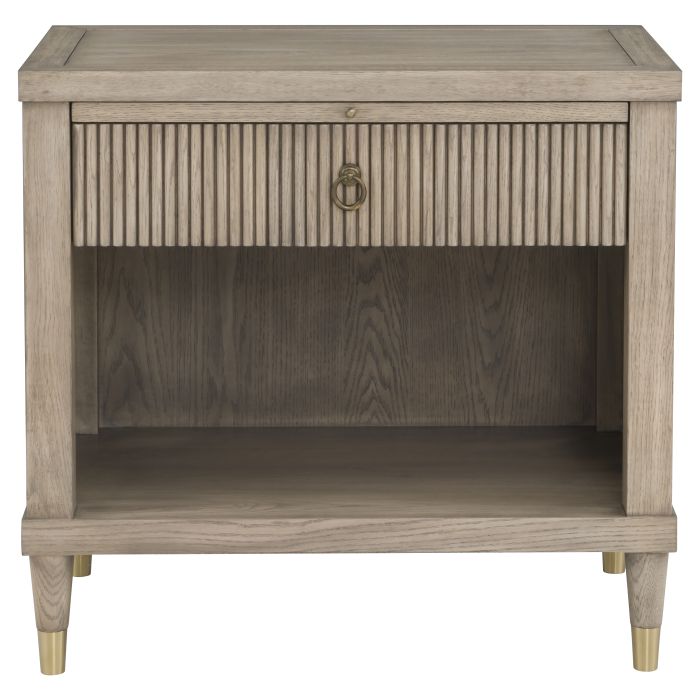 Nightstands Everett One Drawer Rectangular Nightstand