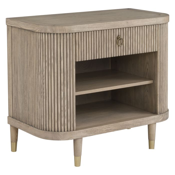 Everett Demilune Nightstand