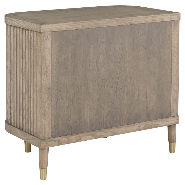 Everett Demilune Nightstand